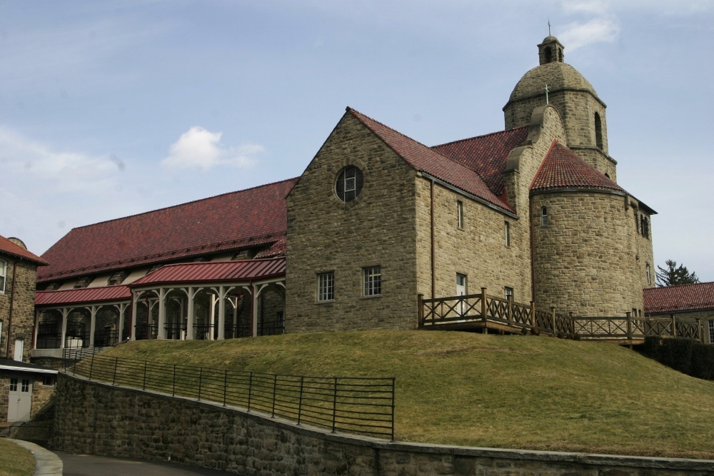 St. Katharine Drexel Shrine, Blessed Sacrament motherhouse put up for